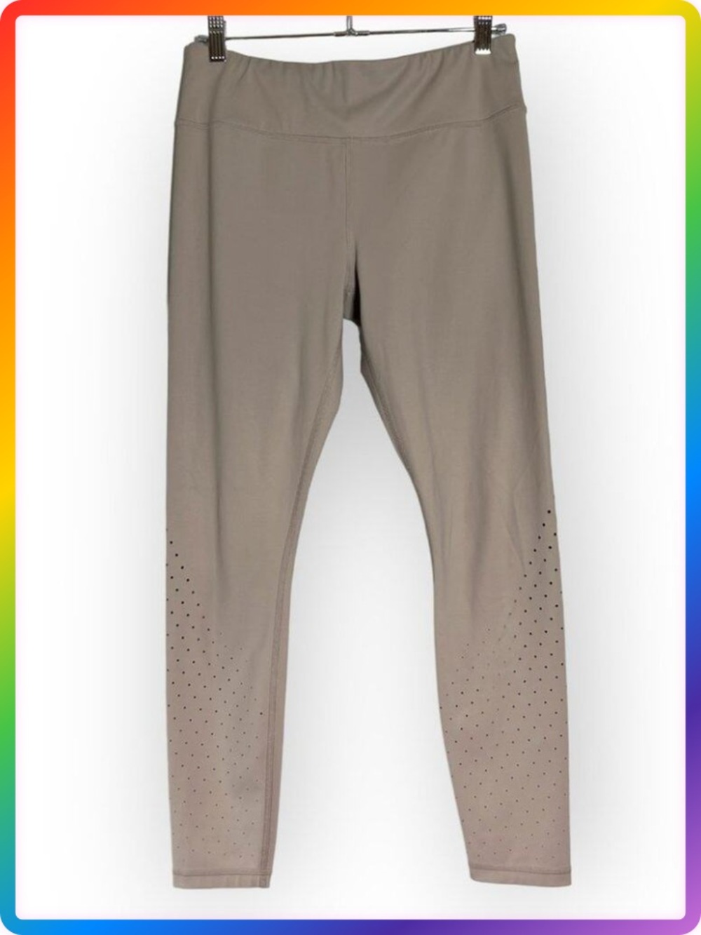 Athleta Contender Aero 7/8 Performance Tight SIZE M Gray Zip Pocket Active